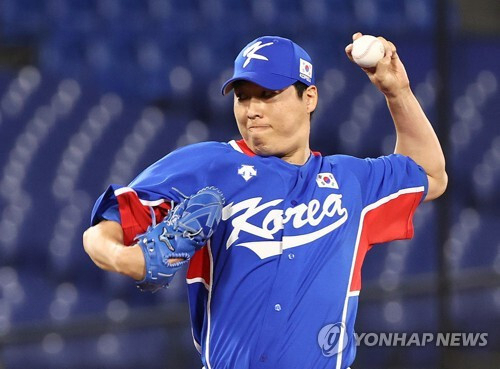 국가대표로 출전한 차우찬. 연합뉴스 제공