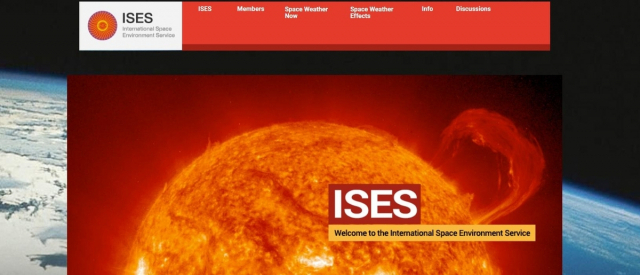 국제우주환경서비스기구(ISES). ISES 홈페이지 캡처