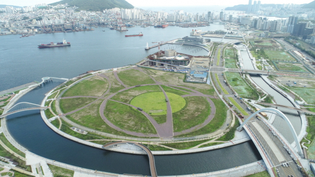 부산 북항친수공원 전경. 부산시설공단 제공
