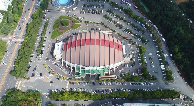 경남 창원실내수영장 전경. 창원시설공단 제공
