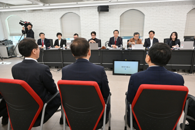 지난 17일 여의도 국민의힘 중앙당사에서 부산 중영도 공천 면접이 진행되고 있다. 연합뉴스