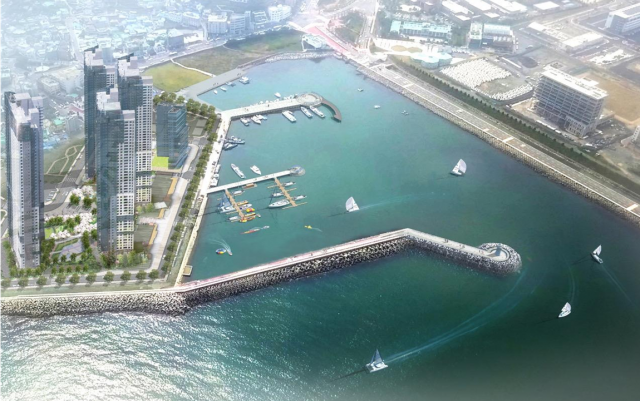 부산 영도구 동삼동 하리항 개발계획 조감도. 부산 영도구청 제공