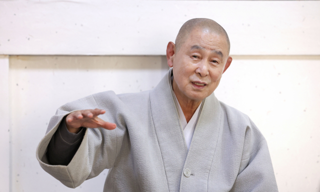 범어사 방장 정여 스님은 “세간과 출세간, 종교 정치 국민을 막론하고 화합이 근본 중의 근본”이라고 했다. 정대현 기자 jhyun@