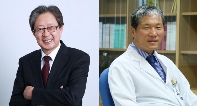 왼쪽부터 박성우 교수, 심대무 교수.