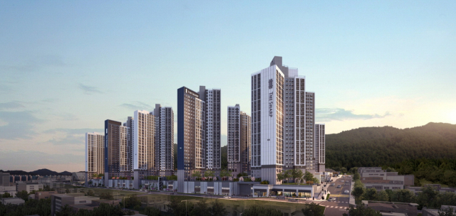 포스코이앤씨가 부산 금정구 부곡동 200-1번지 일원에 지하 3층~지상 29층, 9개 동 994가구 규모로 짓는 ‘더샵 금정위버시티’의 조감도. 포스코이앤씨 제공