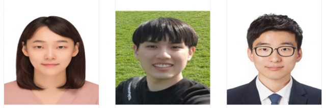 (왼쪽부터) KAIST 전기및전자공학부 권경하 교수, 심영민 박사과정, 중앙대 첨단소재공학과 류한준 교수. KAIST 제공