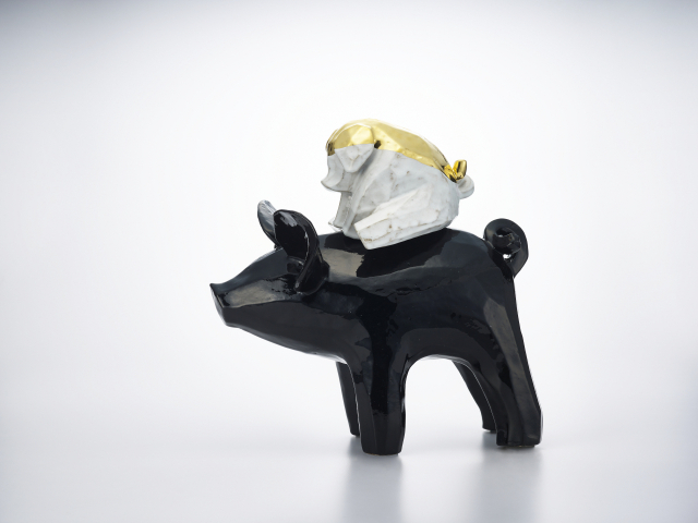 박정우 ‘흑돼지’. 아리랑 갤러리 제공