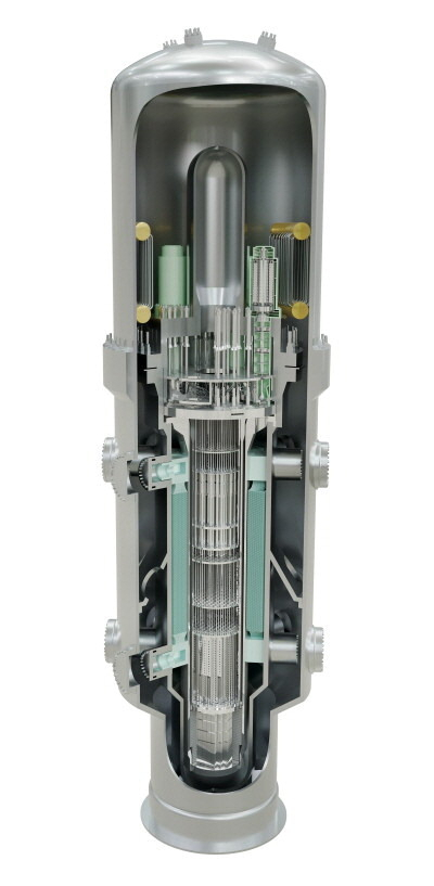 한국수력원자력이 개발 중인 i-SMR 단면도. 한국수력원자력 제공