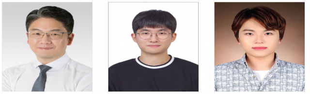 (왼쪽부터) KAIST 전산학부 김민수 교수, 박성우 박사과정,(주)그래파이 오세연 연구원. KAIST 제공