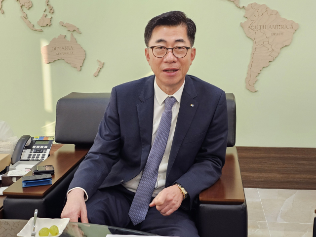 최근 제15대 양산상공회의소 회장에 취임한 박창현 (주)희창유업 회장. 김태권 기자