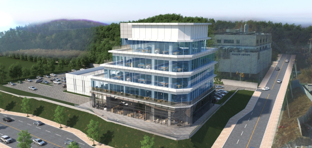 8인치 실리콘카바이드(SiC) 전력반도체 제조·패키지 센터 조감도. 부산시 제공