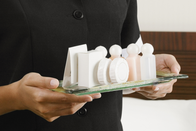 호텔 객실에서 일회용품인 비누, 샴푸 등은 퇴실할 때 챙겨가도 무방하다. 이미지투데이