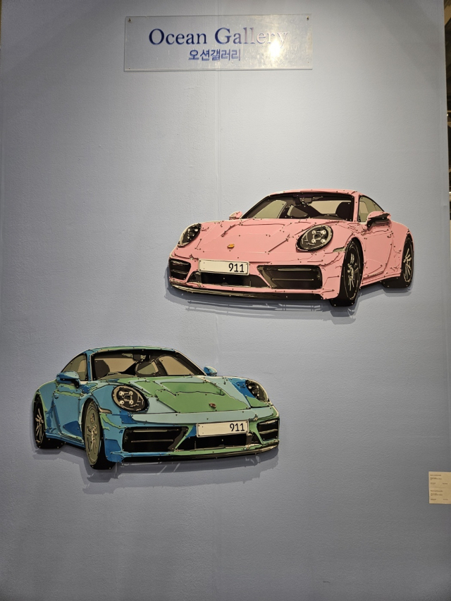 오션 갤러리의 정운식 작가 작품. 김효정 기자