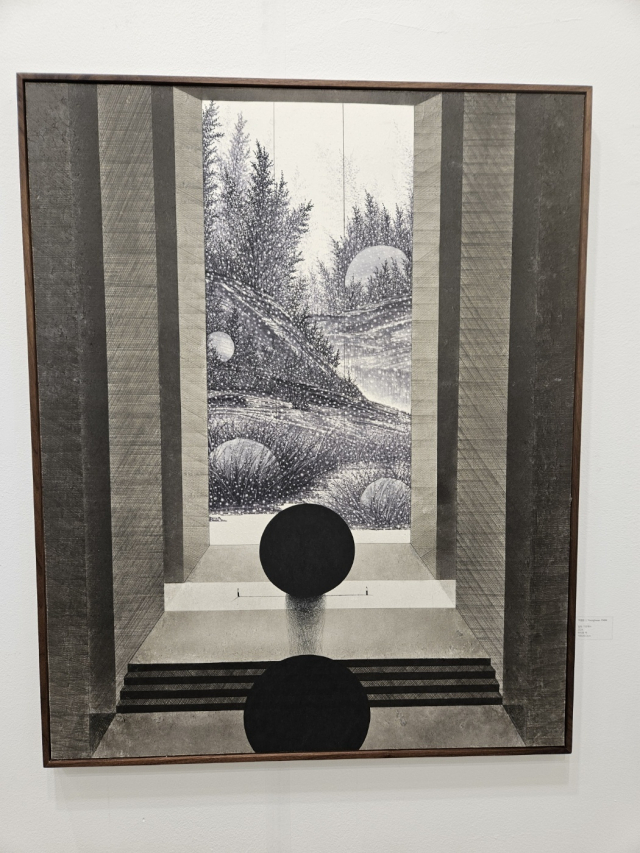 맥화랑의 박영환 작가 작품. 김효정 기자