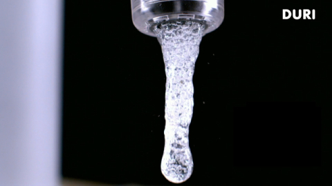 두리 울트라 필터 수전의 버블 워터.