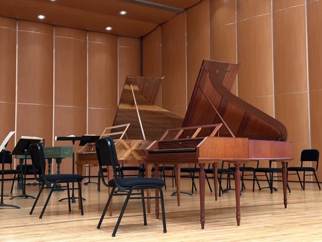 두 대의 포르테피아노. 김은영 기자 key66@