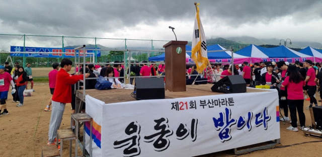 지난 21일 부산 강서구 대저생태공원 일원에서 부산광역시육상협회 주최, 부산마라톤협회 주관으로 제21회 부산마라톤이 열렸다. 독자 제공