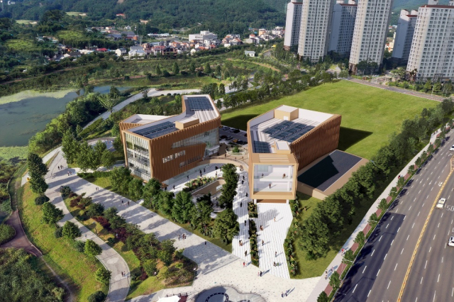 경남진주혁신도시 복합문화도서관은 단순히 책을 읽는 공간이 아닌, 문화·체육 활동을 함께 즐길 수 있는 복합공간으로 조성된다. 경남교육청 제공