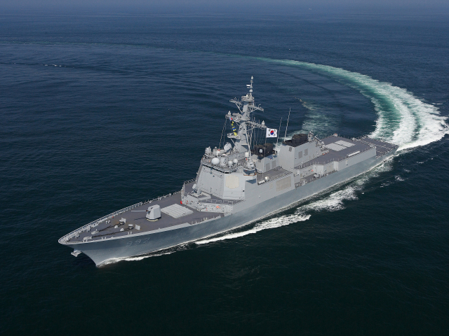 사진은 한화오션이 건조한 율곡이이함. 한화오션 제공