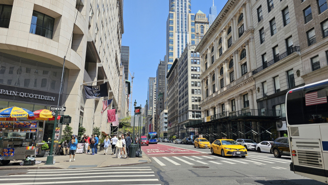 초고층 빌딩 대부분이 주상복합건축물로 건립돼 있는 뉴욕시 전경. 김태권 기자
