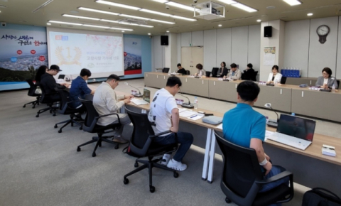 사전 브리핑 모습