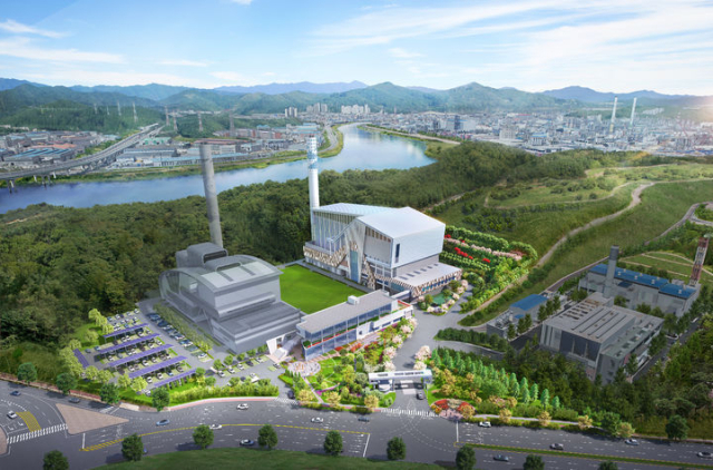 2026년 5월 준공 예정인 울산 남구 용연동 성암소각장 1·2호기. 울산시 제공