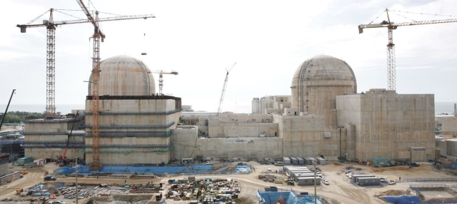 울산시 울주군에 위치한 새울 3·4호기(옛 신고리 5·6호기) 건설 현장. 준공 예정일은 새울 3호기는 2024년 10월, 새울 4호기는 2025년 10월이다. 한수원 제공