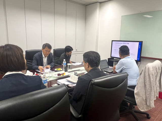 한국중부발전 협력중소기업의 해외진출 활성화 방안 간담회 모습. 중부발전 제공