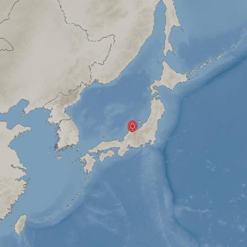 일본 이시카와현 도야마시 인근 해역에서 규모 5.9 지진…“쓰나미 우려는 없어”
