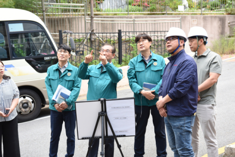 사상구종합사회복지관 내진보강공사 현장