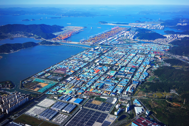 부산 녹산국가산업단지 전경. 산업단지공단 제공