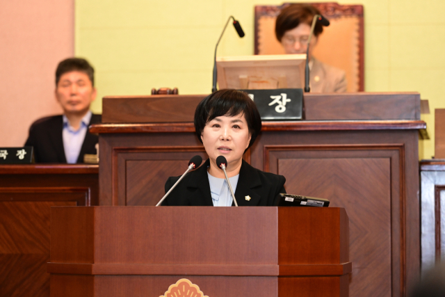 거제시의회 박명옥 의원. 부산일보DB