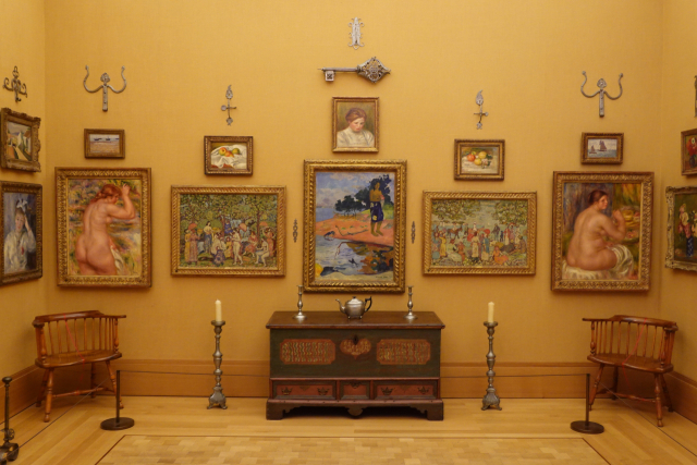 '반스 재단' 전시실 모습. 이상훈 제공