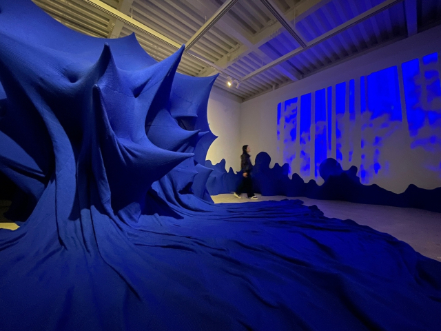 일본 치바현 150주년 기념 아트페스티벌에 설치된 조은필 작가의 작품 전경. 조은필 제공