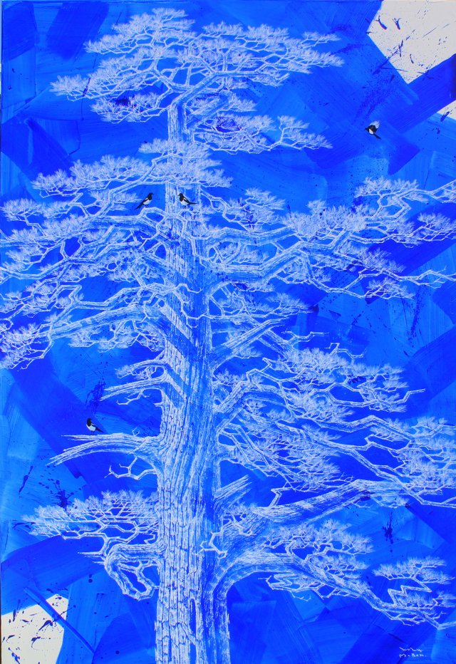 구명본 작가의 신작 소나무. 작가 제공