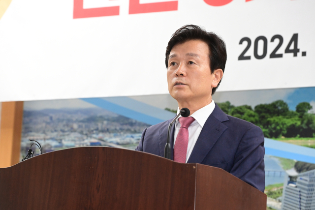 사천 지역 반발에도 불구하고 조규일 시장은 “사천·진주 통합은 지금이 적기”라며 행정 통합에 대한 강한 의지를 보였다. 김현우 기자