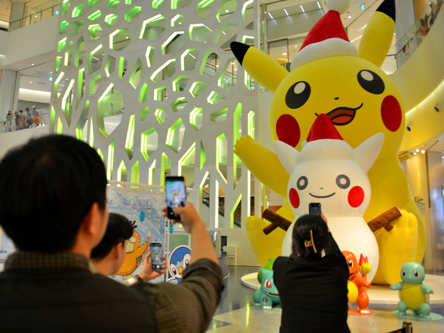 지난해 11월 롯데백화점 광복점에서 '포켓몬 팝업 스토어' 행사. 롯데백화점 광복점 제공