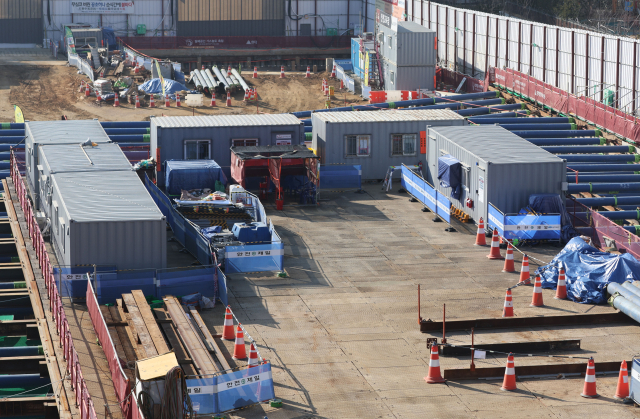 수도권의 한 건설 현장. 부산일보DB