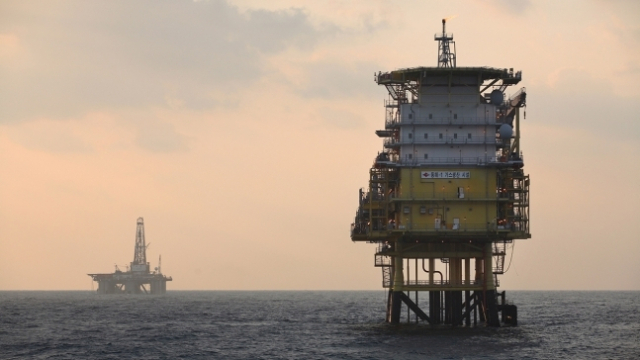 동해 가스전 탐사. 석유공사 제공