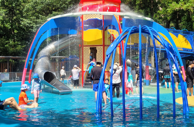 부산어린이대공원 내 물놀이장 ‘키득키득파크’. 부산시 제공