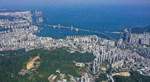 부산 해운대구, 수영구, 남구 일대 전경. 김종진 기자 kjj1761@