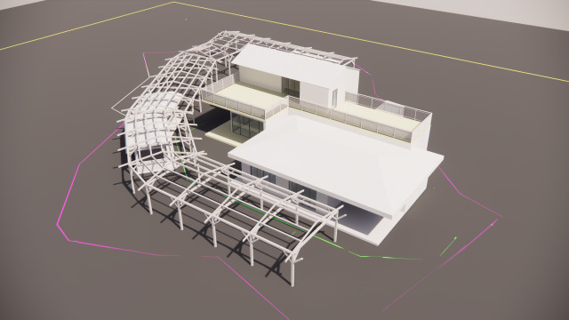 제주 애월읍 애월리 한담해변 인근에 들어설 복합문화공간 조감도. 터널에 진주 실크등이 전시된다. 순실크 제공