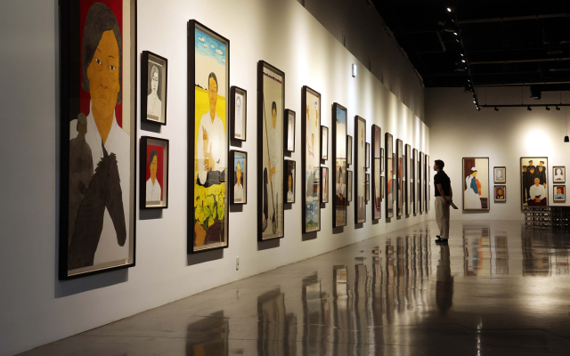 2024 부산비엔날레 현대미술관 1층 전시장 전경. 부산일보DB