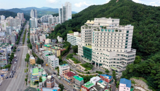 부산 금정구 침례병원 전경. 부산일보DB