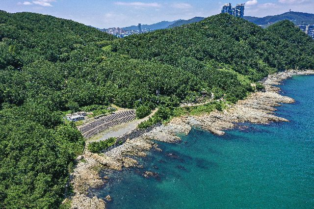 퐁피두센터 부산 분관이 들어설 부산 남구 이기대 어울마당 일원. 김종진 기자 kjj1761@