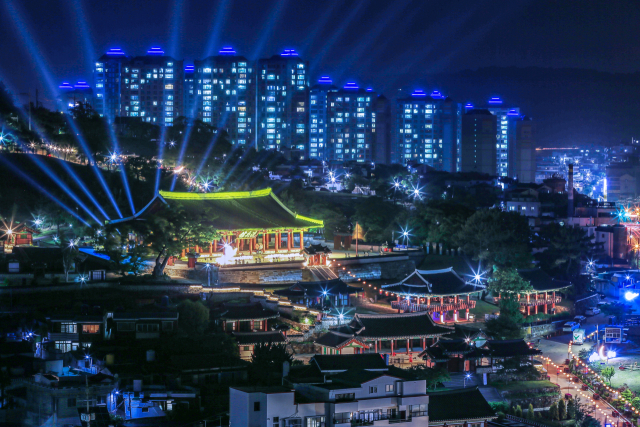 조선시대 경상·전라·충청 수군 본영이던 통영 삼도수군통제영. 통영시 제공