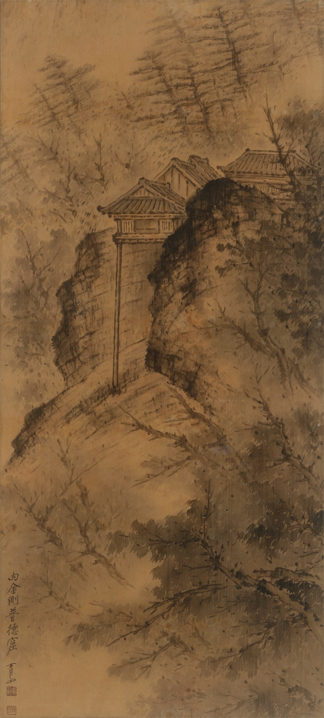 이상범 ‘보덕굴’. 금샘미술관 제공