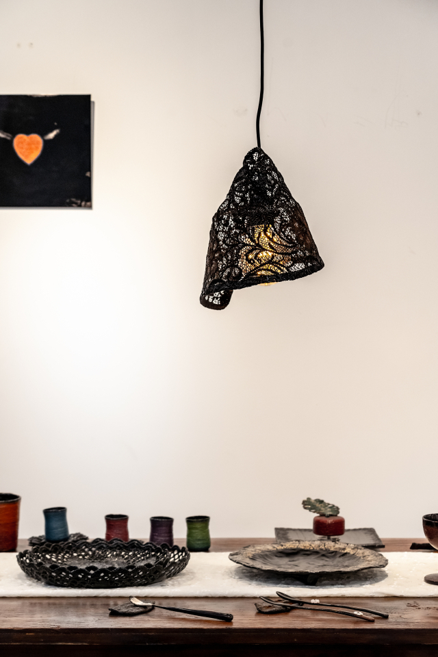 이현승 작가의 옻칠 작품. 크래프트 나비 제공