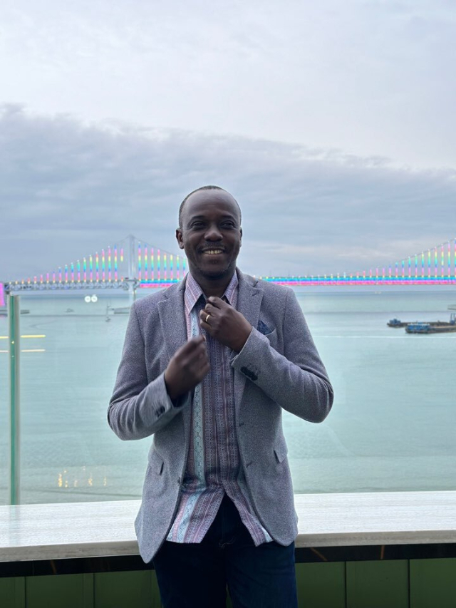 한국을 처음 방문한 '아비장 아프리카 공연예술마켓(MASA)' 압드라만 카마테 총감독. 김은영 기자 key66@