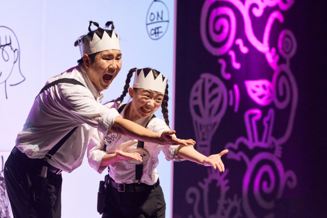 비팜 초이스(다원)에 선보인 '두들팝' 공연 모습. 부산문화재단 제공